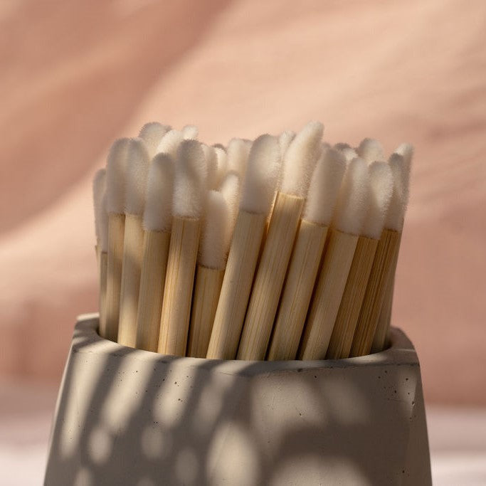 Disposable Bamboo Flock Tip Applicators