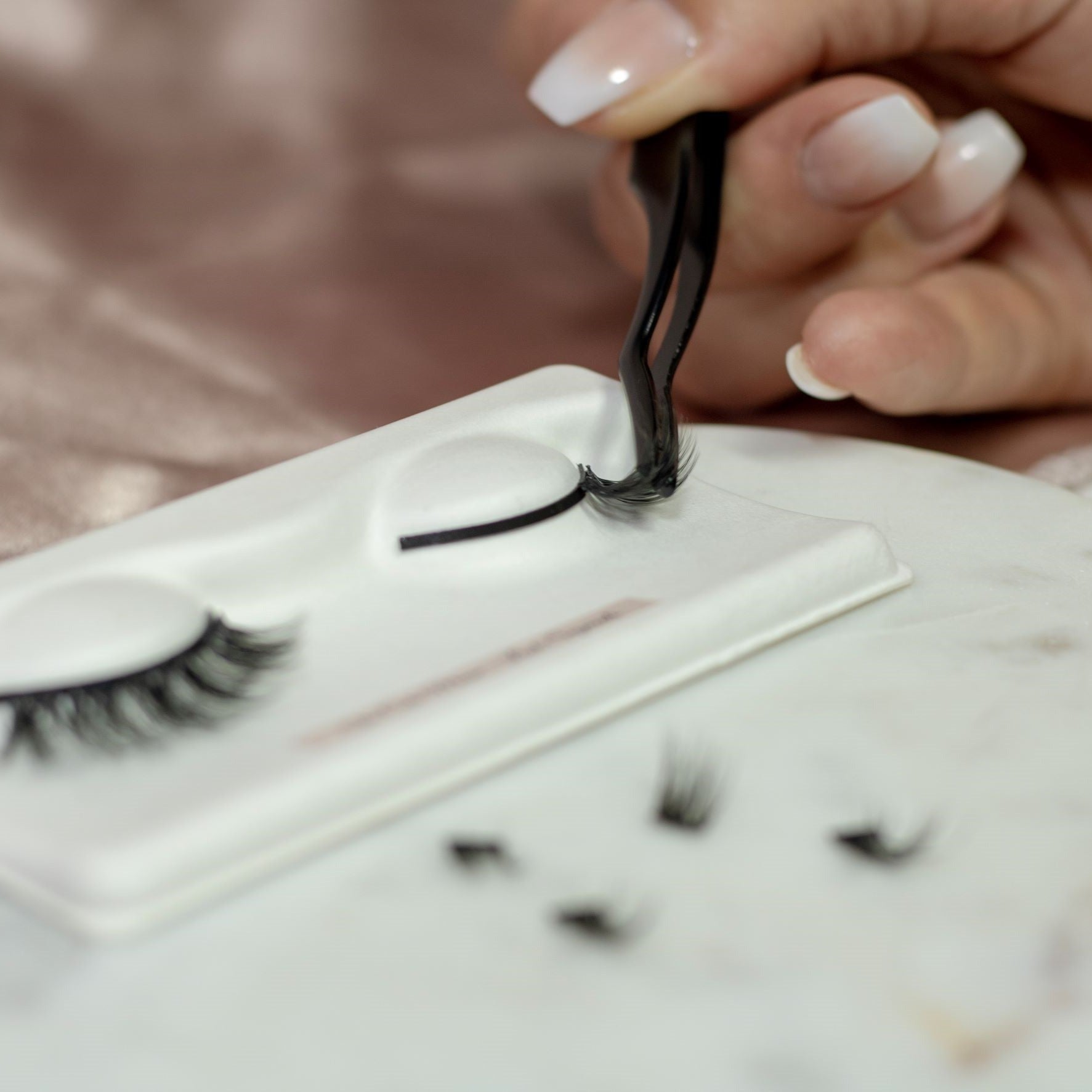 Magnetic Eyelash False Lash Application Tweezers
