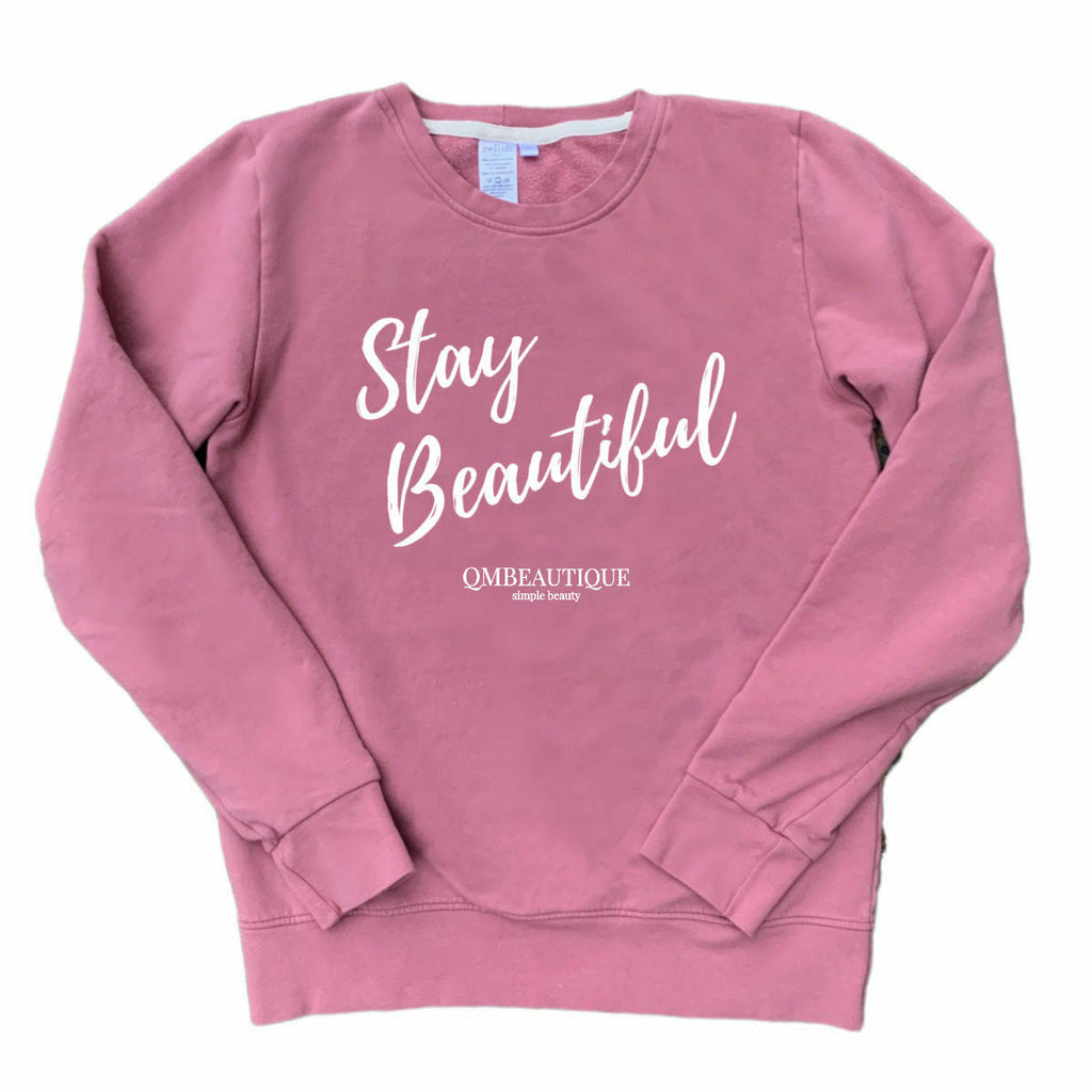 Branded Eco Fleece Crewneck - QMBeautique